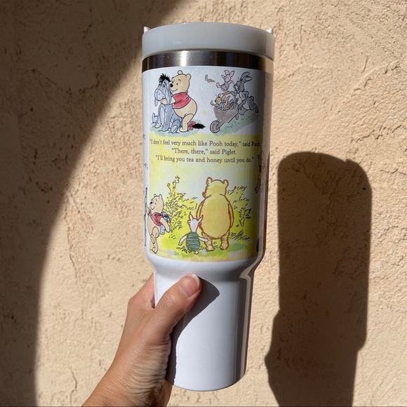 Disney Winnie the Pooh Quotes Climbing Tree 40 oz Tumbler/Water bottle/Mug - Picture 2 of 4
